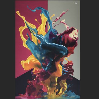 Colorful Crescendo - a Paint Artowrk by COSKUN OZCAKIR